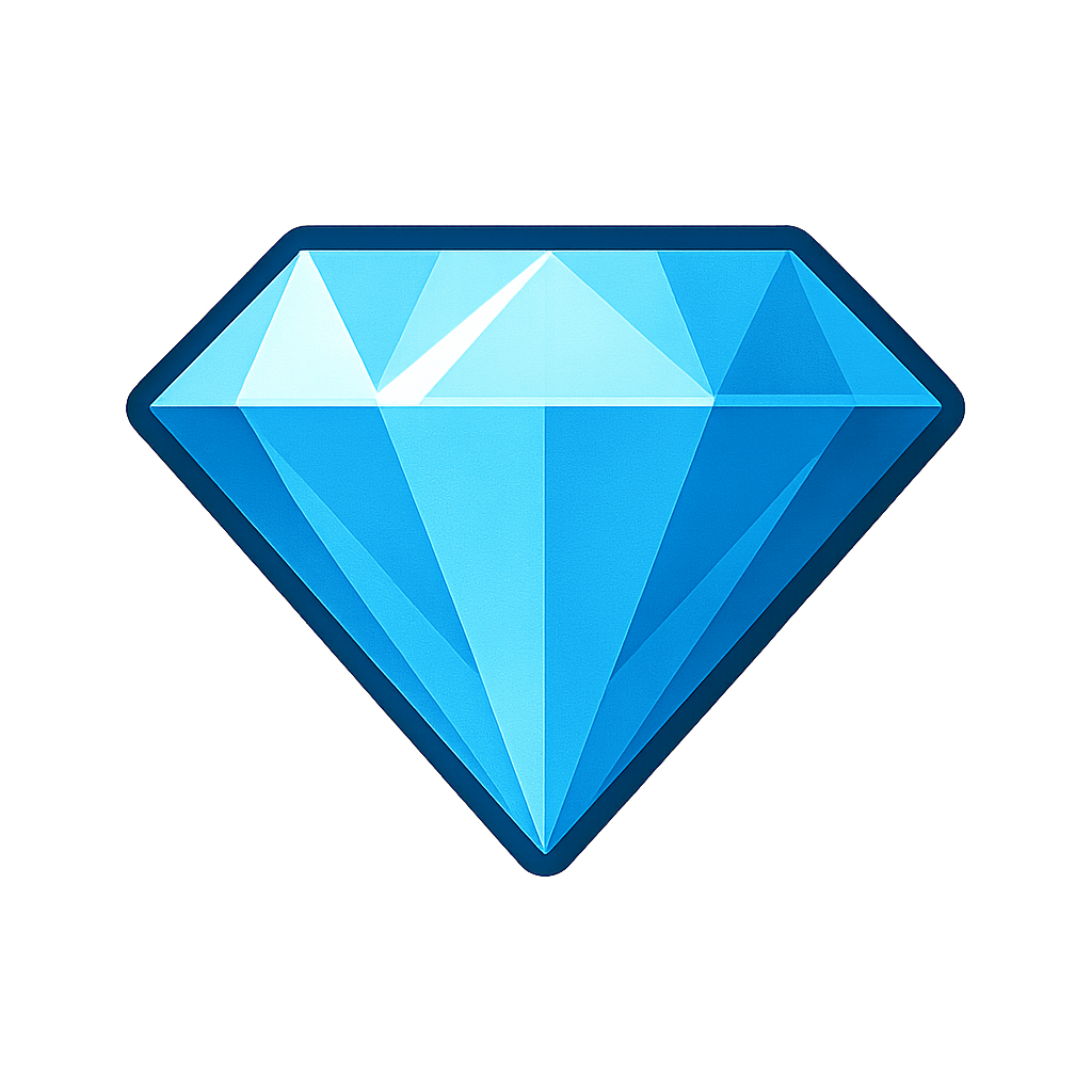 Crea un emoji de diamante